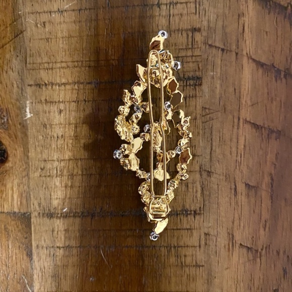 NWT Alexis Bittar Golden Pebble Cake Hair Barrette main image 4